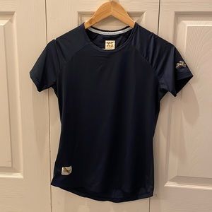 Tracksmith Women’s Twilight Tee, Navy, Size XS